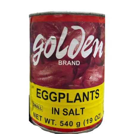 Golden Eggplants in salt