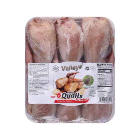 Valleys 6 Whole Quails 780G