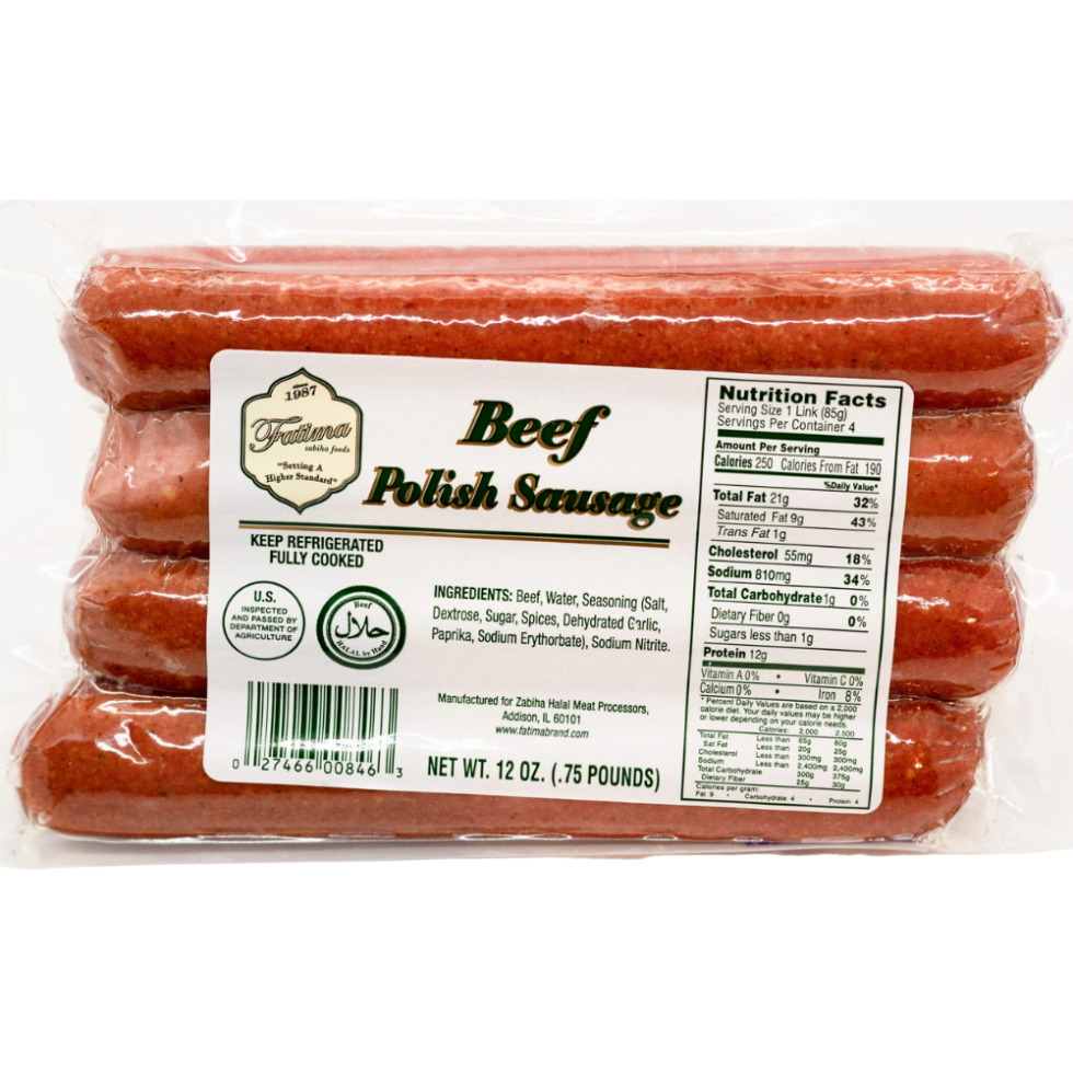 Fatima Beef Polish Sausage