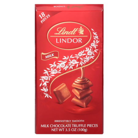 Lindt Lindor Milk Chocolate Truffle Pieces