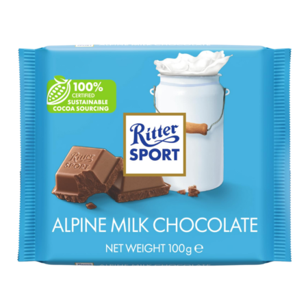 Ritter Alpine Milk Chocolate 100g