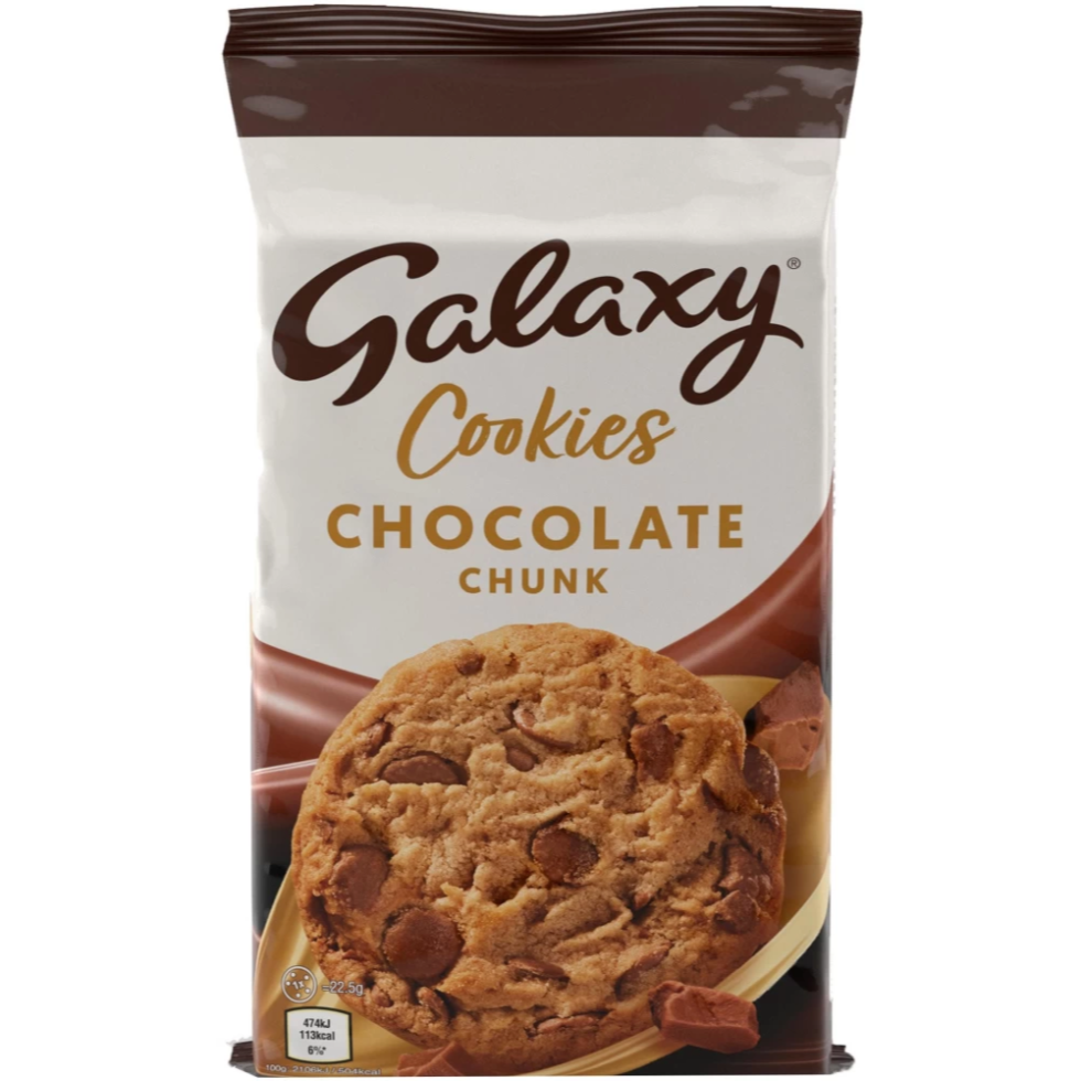 Galaxy Cookies Chocolate Chunk 180G