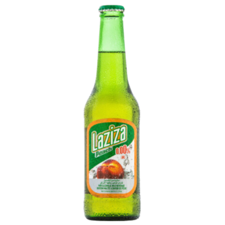 Laziza Peach Malt Beverage 330Ml
