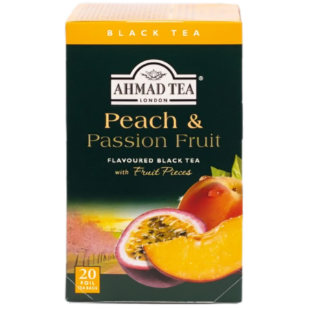 Ahmad Tea Peach & Passion Fruit - 20 Foil Bags 40G