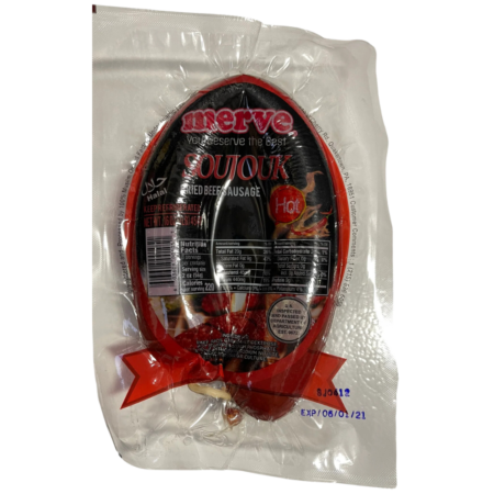 Merve Dried Beef Sausage Hot
