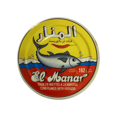 El Manar Tuna flakes with Harissa 162G