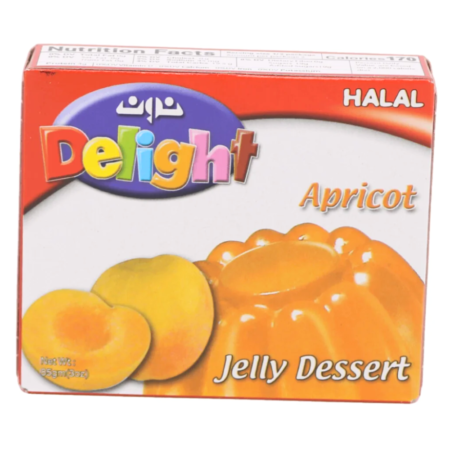 Delight Apricot Jelly Dessert
