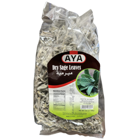 Aya Dry Sage Leaves 3.53Oz 100G