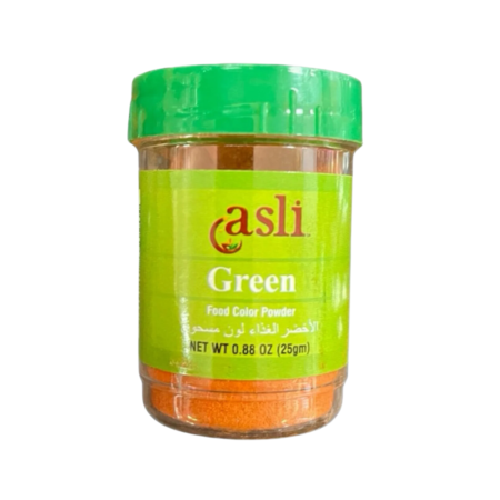 Asli Green Food Colour Powder
