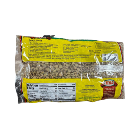 Ziyad Large Green Whole Lentils
