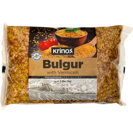 Krinos Bulgur With Vermicelli 2.2Lbs 1Kg