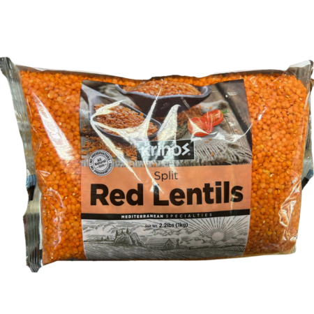 Krinos Split Red Lentils 2.2Lbs 1Kg