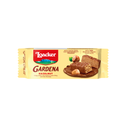 New Loacker Gardena Hazelnut 38G