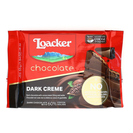 Loacker Chocolate Dark Creme