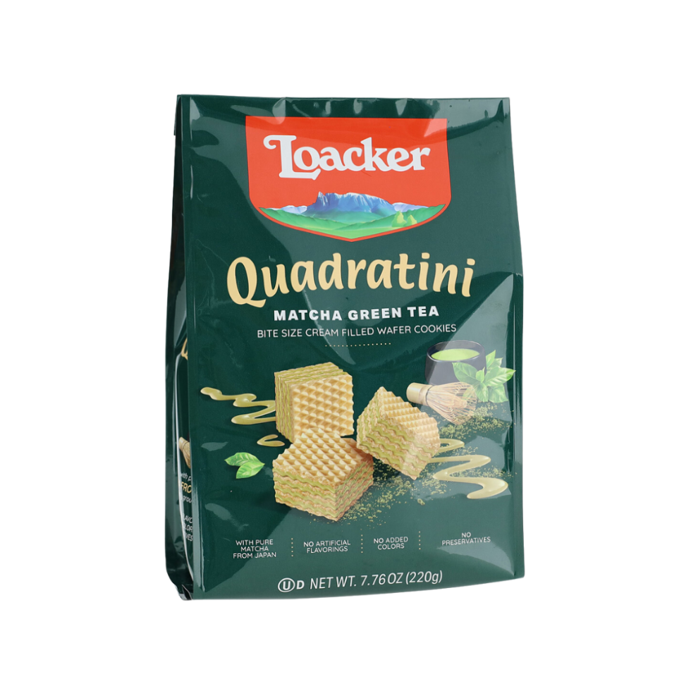 Loacker Quadratini Matcha Green Tea