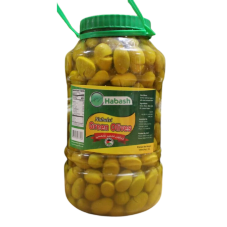 Habash Nabulsi Green Olives 3Kg