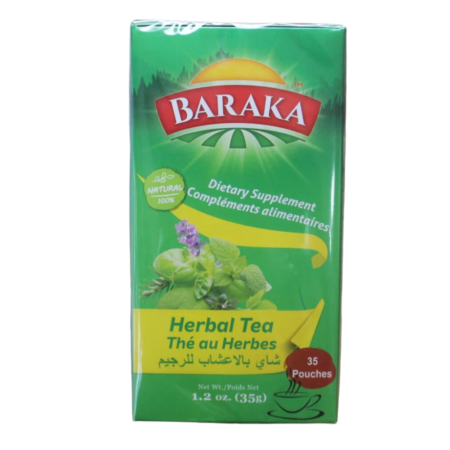 Baraka Herbal Tea 1.2Oz 35G 35 Pouches