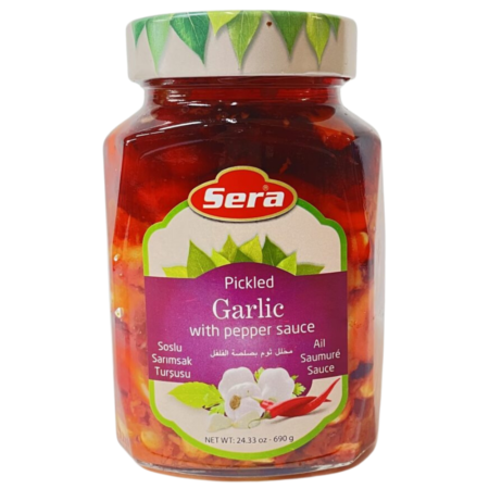 Pickled Garlic With Pepper Sauce