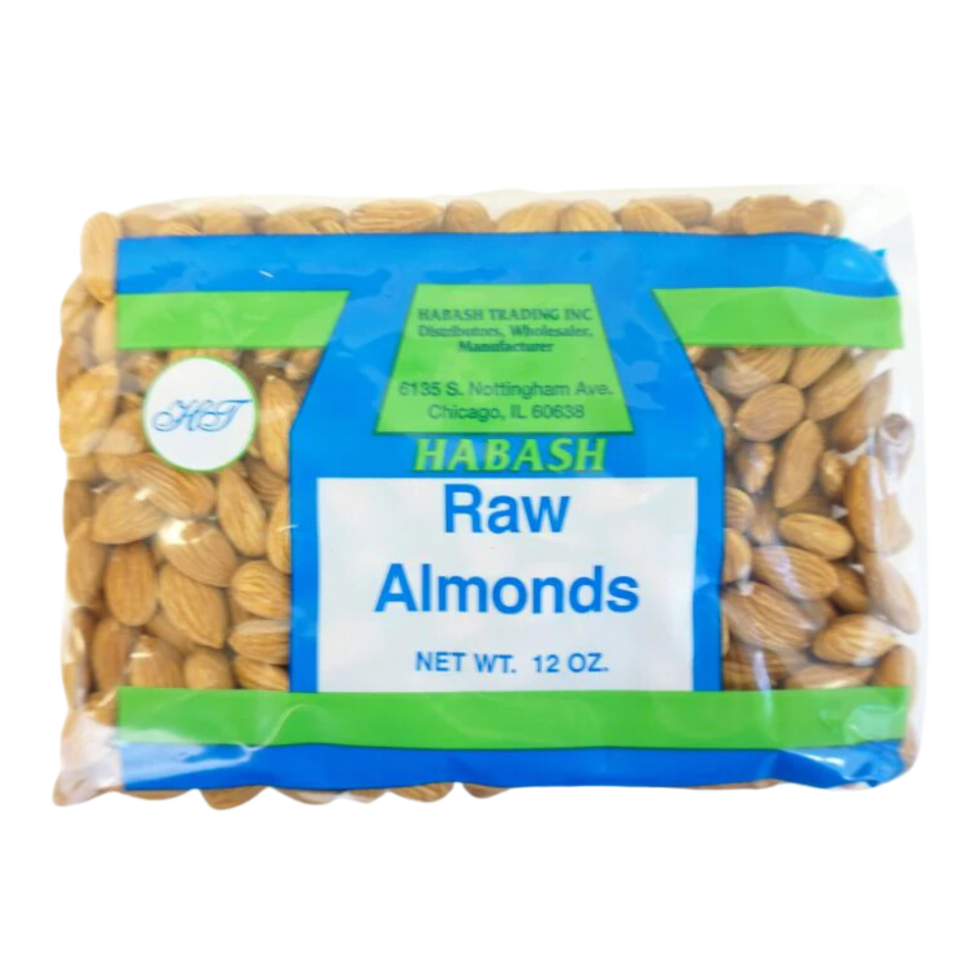Habash Raw Almonds 12Oz