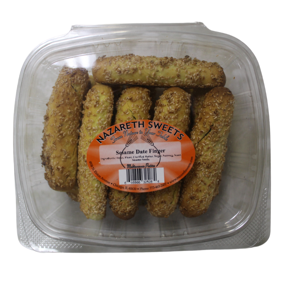 Nazareth Sweets Sesame Date Finger